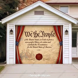 We the People | Patriotic Constitution Garage Door Cover - GarageBuddy patriotic