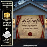 We the People | Patriotic Constitution Garage Door Cover - GarageBuddy patriotic