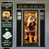Santa's Welcome | Christmas Front Door Cover