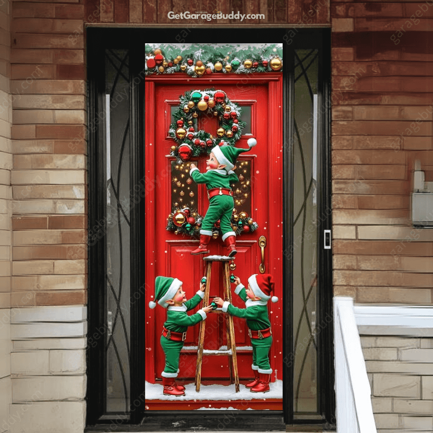 GarageBuddy | Christmas Front Door Covers