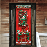 Santa's Elves | Christmas Front Door Cover
