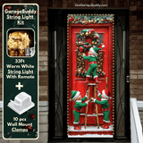 Santa's Elves | Christmas Front Door Cover