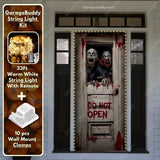 Zombie Breach | Halloween Front Door Cover