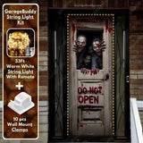 Zombie Breach (B) | Halloween Front Door Cover