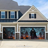 Cursed Night | Halloween Garage Door Cover - GetGarageBuddy halloween, halloween decor