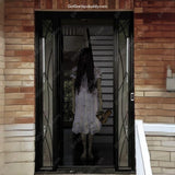 Possessed Girl | Halloween Front Door Cover