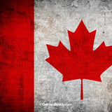 Canada Flag (Rustic) | Patriotic Garage Door Cover
