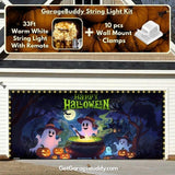 Cute Ghosts | Halloween Garage Door Cover - GetGarageBuddy halloween, halloween decor