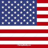 United States Of America Flag | Patriotic Garage Door Cover